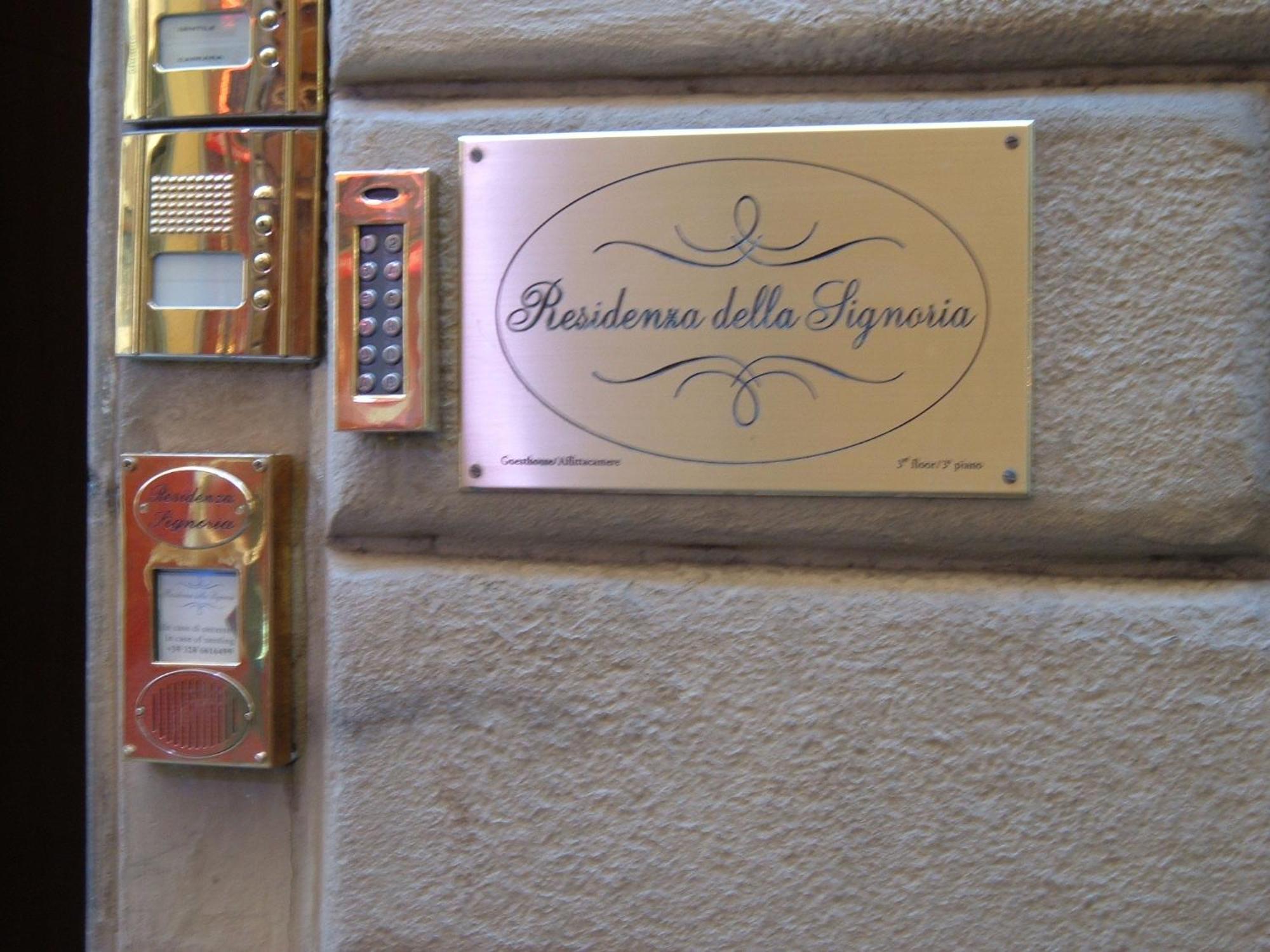 Residenza Della Signoria Hotel Florence Exterior photo